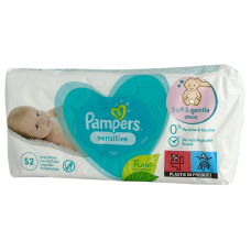 Серветки вологі для чутливої шкіри без запаху Pampers sensitive 52шт