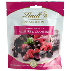 Цукерки шоколадні з ягідним смаком Sensation fruit Lindt 150g