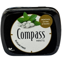 Драже освіжаючі ментол без цукру extra stong Compass