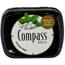 Драже освіжаючі ментол без цукру extra stong Compass