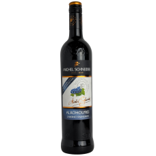 Вино безалкогольне червоне напівсолодке Cabernet Sauvignon Michel Schneider 0.75ml