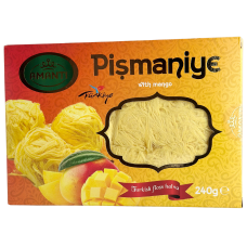 Турецькі ласощі пішманіє зі смаком манго Pismaniye Amanti 240 g