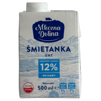 Вершки 12% Mleczna Dolina 500 ml
