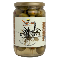 Оливки фаршировані на шпажках Mixed Stuffed Green Olives Yunus 700 g