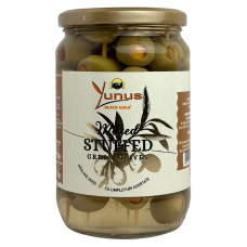 Оливки фаршировані на шпажках Mixed Stuffed Green Olives Yunus 700 g