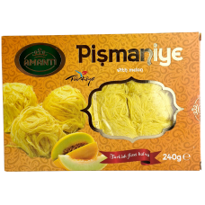 Турецькі солодощі пішманіє зі смаком дині Pismaniye Amanti 240 g