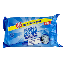 Вологі серветки для загального прибирання Океан 80шт multi-surface wipes W5