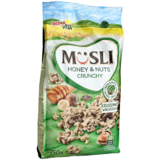 Мюслі з медом та горіхами Honey & Nuts crunchy Bona Vita 750g