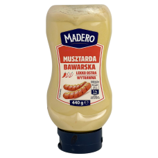 Гірчиця баварська Musztarda Bawarska Lekko Ostra Madero 440g