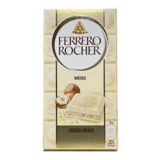 Шоколад білий з фундуком weiss haselnuss Ferrero Rocher 90g