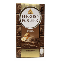 Шоколад молочний з фундуком original haselnuss Ferrero Rocher 90g