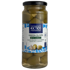Оливки зелені з часником Elios 340г
