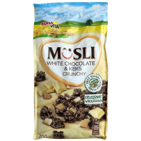 Мюслі з білим шоколадом та кексом White Chocolate & Keks crunchy Bona Vita 700g