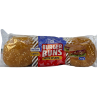 Булочки для бургерів з сезамом Burger buns Dan Cake300г 6 шт