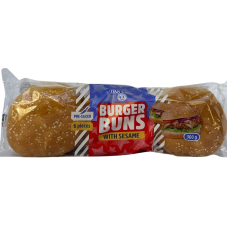 Булочки для бургерів з сезамом Burger buns Dan Cake300г 6 шт