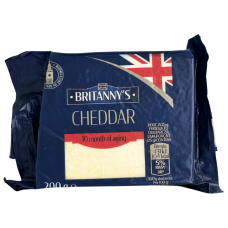 Сир Чеддер 10міс Cheddar Britanny's 200g