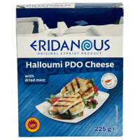 Сир кіпріійський для грилю з овечого, коров'ячого та козячого молока без добавок Halloumi PDO Cheese Eridanous 225g
