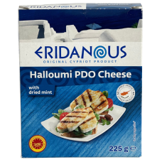 Сир кіпріійський для грилю з овечого, коров'ячого та козячого молока без добавок Halloumi PDO Cheese Eridanous 225g