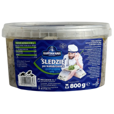 Мариноване філе оселедця з цибулею в олії Kapitan Navi 800 g