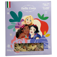 Макарони дитячі з тв. сортів пшениці з томатом та шпинатом Disney Princess Dolla Costa 250g