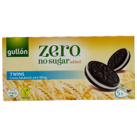 Печиво шоколадне з кремовою начинкою без цукру Gullon Twins 210g