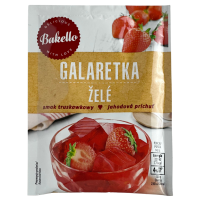 Желе галаретки зі смаком полуниці Galaretka Zele Bakello 75g