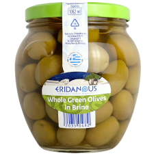 Оливки зелені з кісточкою Eridanous Olives 1000g