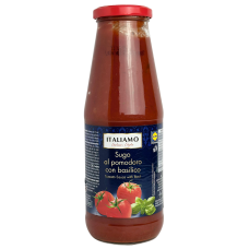 Томатна паста з базиліком  Sugo al pomodoro basilico Italiamo 700g