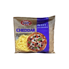 Тертий сир чедар для запікання Mlekovita Cheddar 300g