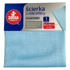 Ганчірка з мікрофібри до дзеркал і скла Zosia 1шт