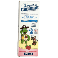 Зубна паста дитяча полуниця 3+ Baby Pasta del Capitano 75ml