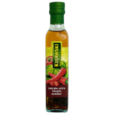 Ріпахова олія з томатами, гострим перцем і базиліком 250ml Kujawski
