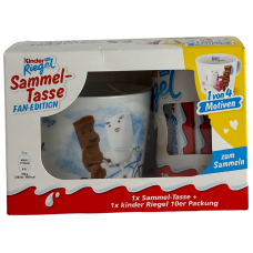 Батончики Kinder Riegel Summel-Tasse з керамічним горнятком