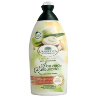 Гель для душу з алоє вера і маслом каріте Aloe vera e Burro di Karite L'angelica 500ml
