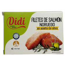 Лосось в оливковій оліїі Salmone al aceite de oliva Didi 115g