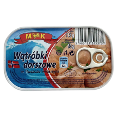 Печінка тріски у власному соці atrodki dorszowe MK