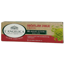 Зубна паста для чутливих зубів з матчею Sensitive Teeth With Matcha L'angelica 75ml