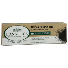 Зубна паста ніжне відбілювання з активованим вугіллям Gentle Whitening With Activated Charcoal L'angelica 75ml