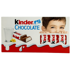 Батончики Kinder Chocolate 8 шт 100g