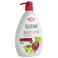 Крем-мило для рук, лиця і тіла з ароматом гранату і лайму Eloderma 1л