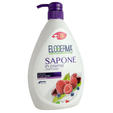 Крем-мило для рук, лиця і тіла з ароматом червоних ягід Eloderma 1л