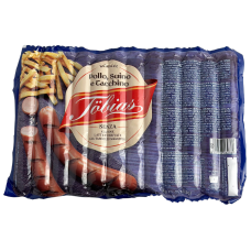 Сосиски з курятини свинини та індика Wurstel con pollo Suino e tacchino Tobias 12 штук