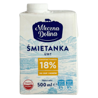 Вершки Smietanka 18% Mleczna Dolina 500ml