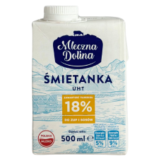 Вершки Smietanka 18% Mleczna Dolina 500ml