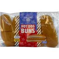 Булочки для хот-дога Hot Dog Buns Dan Cake 250g 4 шт