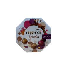 Асорті цукерок в молочному шоколаді з кремовою начинкою Merci Lovelies Creamy 185g