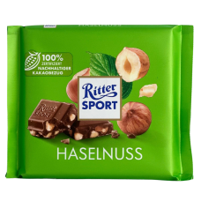 Шоколад Ritter Sport Haselnuss молочний з фундуком 100g