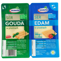 Сир слайсами Gouda+Edam 500 g