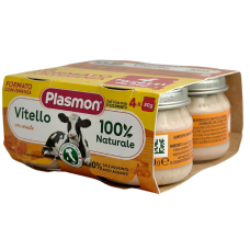 Дитяче пюре з телятини Plasmon Vitello від 6 місяців 4*80g