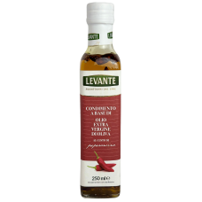 Олія оливкова з пеперончіні olio extra vergine di olliva Levante 250ml